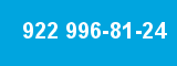 922 996-81-24